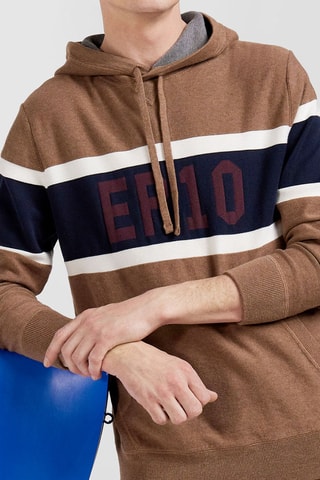 Pull à capuche - Marron