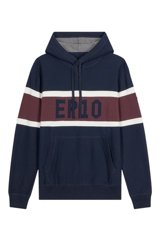 Pull à capuche - Bleu marine