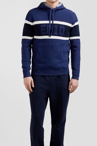 Pull à capuche - Bleu marine