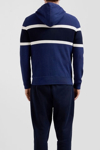 Pull à capuche - Bleu marine