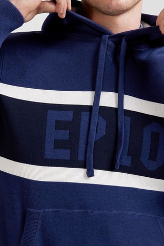 Pull à capuche - Bleu marine