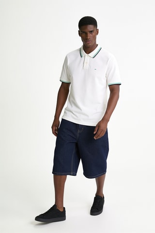 Polo Décalage - Blanc