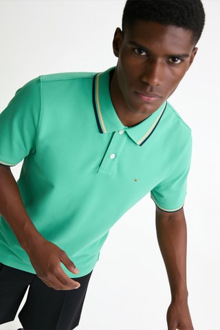 Polo Décalage - Vert