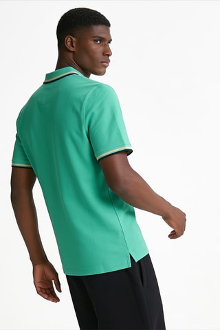 Polo Décalage - Vert