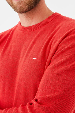 Pull en lin Colin - Rouge
