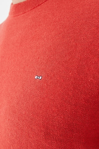 Pull en lin Colin - Rouge