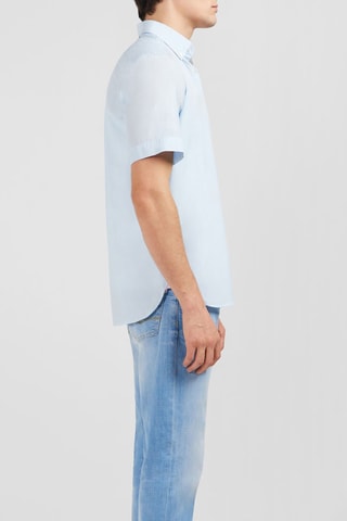 Chemise Dobby - Bleu clair