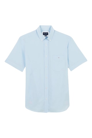 Chemise Dobby - Bleu clair