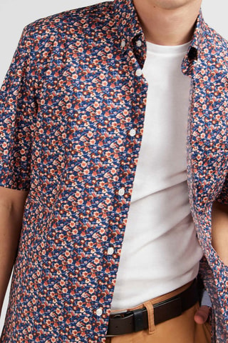 Chemise Pop 60 - Bleu