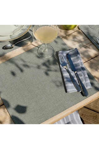 4 sets de table - 45 x 30 cm - Vert