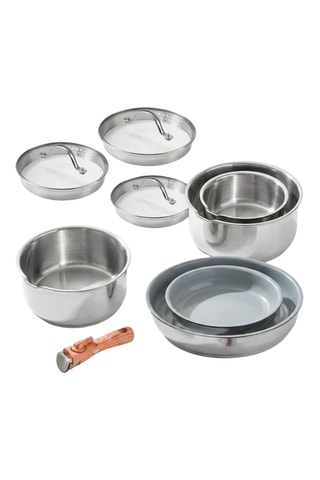 Batterie de cuisine  anti-adhésive - 9 pièces