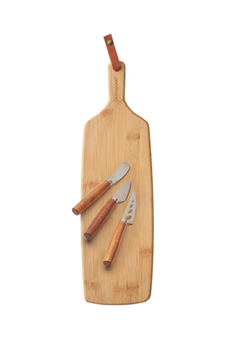 1 planche à découper et 3 couteaux à fromage