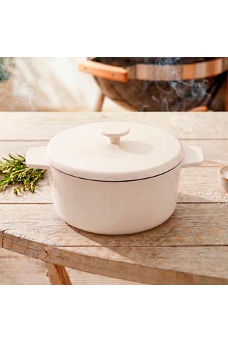 Cocotte en fonte Enamel - 28 x 15 cm - 6 l