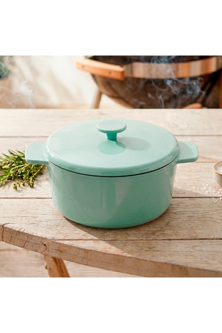 Cocotte en fonte Enamel - 28 x 15 cm - 6 l