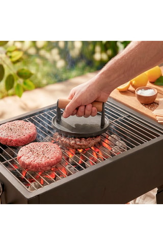 Presse à hamburger pour barbecue Grill - 17 x 7 cm
