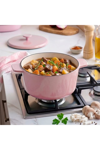 Cocotte en fonte Enamel - 28 x 15 cm - 6 l