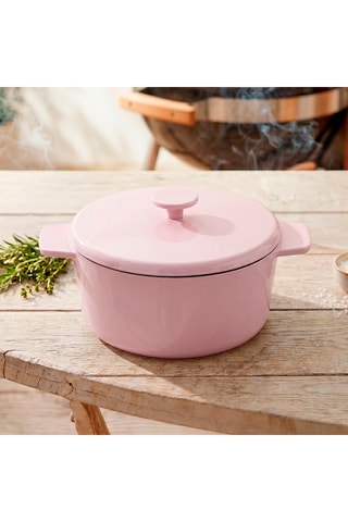 Cocotte en fonte Enamel - 28 x 15 cm - 6 l