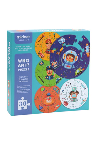 6 puzzles Qui Suis-je - 30 pièces - Dès 3 ans
