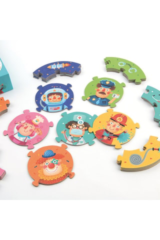 6 puzzles Qui Suis-je - 30 pièces - Dès 3 ans