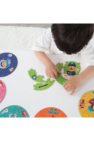 6 puzzles Qui Suis-je - 30 pièces - Dès 3 ans