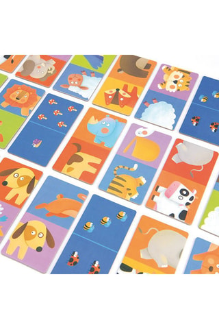 Dominos puzzle Zoo - 24 pièces - Dès 3 ans