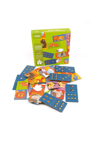Dominos puzzle Zoo - 24 pièces - Dès 3 ans