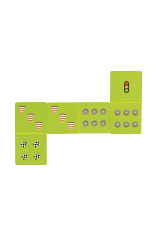 Domino puzzle trafic à double face 24 pièces - Dès 3 ans