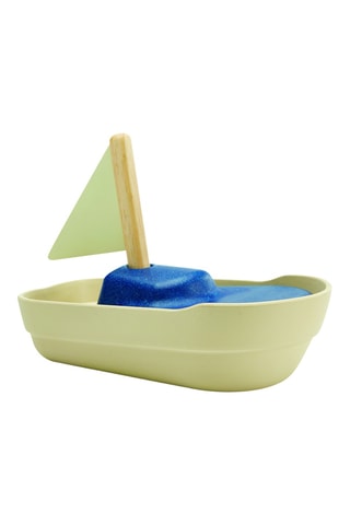 Grand bateau à voile en bois - 3 pièces - Dès 2 ans