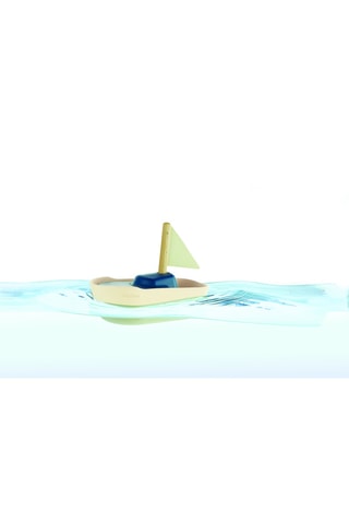 Grand bateau à voile en bois - 3 pièces - Dès 2 ans