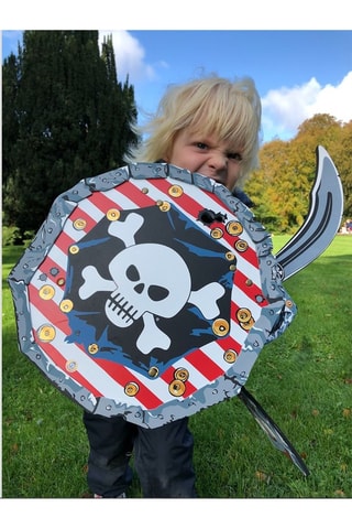 Bouclier de Pirate Pavillon Rouge - Dès 3 ans