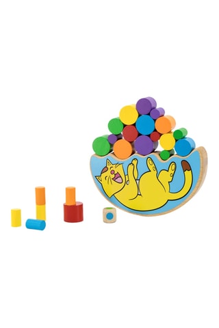 Jeu d'équilibre en bois Chaton - 38 pièces - Dès 3 ans