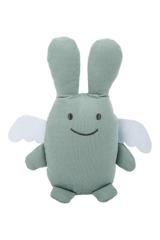 Doudou ange lapin avec hochet - Dès la naissance