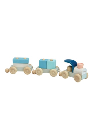 Train modulable en bois - 7 pièces - Dès 1 an