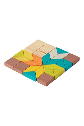 Jeu de mini mosaïque en bois - 26 pièces - Dès 3 ans