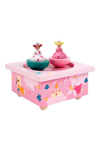 Boite à musique Dancing Sœurs Princesses en bois - Dès 1 an