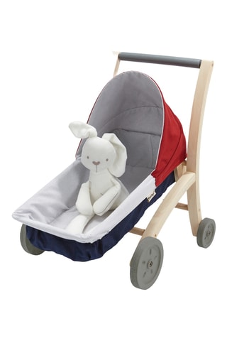 Poussette pour poupée en bois - Dès 2 ans