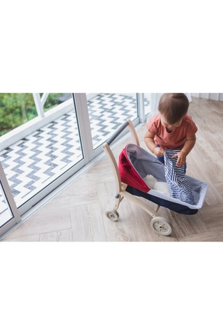 Poussette pour poupée en bois - Dès 2 ans