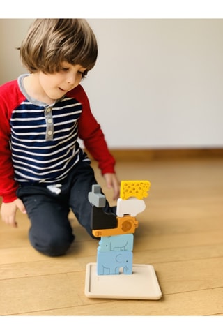 Puzzle animaux 2-en-1 en bois - 8 pièces - Dès 2 ans