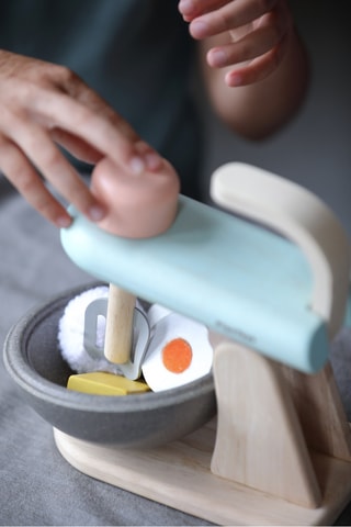 Jeu d'imitation Robot de cuisine en bois - 6 pièces - Dès 2 ans