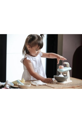 Jeu d'imitation Robot de cuisine en bois - 6 pièces - Dès 2 ans