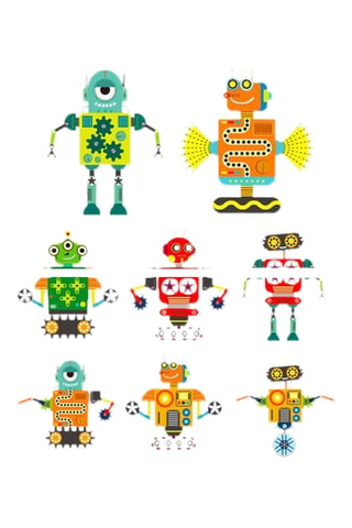 Jeu d'animation 3D Robot magnétique - 30 pièces - Dès 5 ans