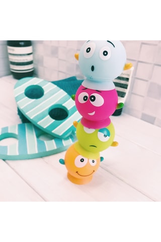 Bateaux de bain avec figurines - 6 pièces - Dès 3 ans