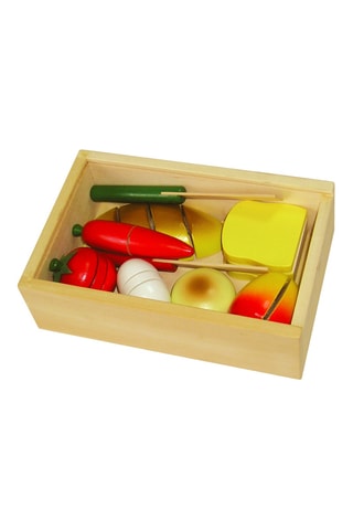 Aliments à couper en bois - 21 pièces - Dès 18 mois