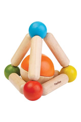 Hochet triangle en bois - Dès 6 mois