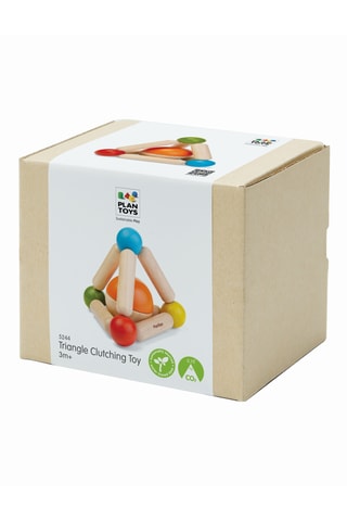 Hochet triangle en bois - Dès 6 mois