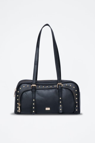 Sac porté épaule Bowling - Doré et noir