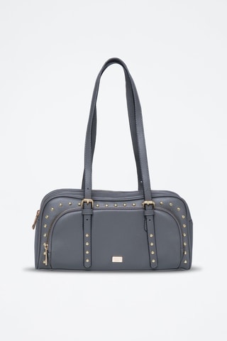 Sac porté épaule Bowling - Doré et gris