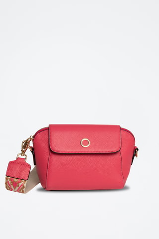 Sac bandoulière en cuir Vegas - Rose
