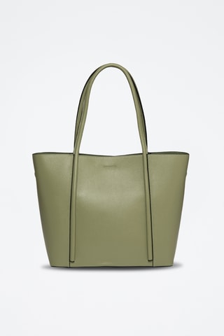 Sac porté épaule en cuir Romance - Kaki