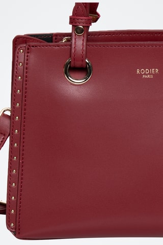 Sac à main en cuir Pearl - Bordeaux